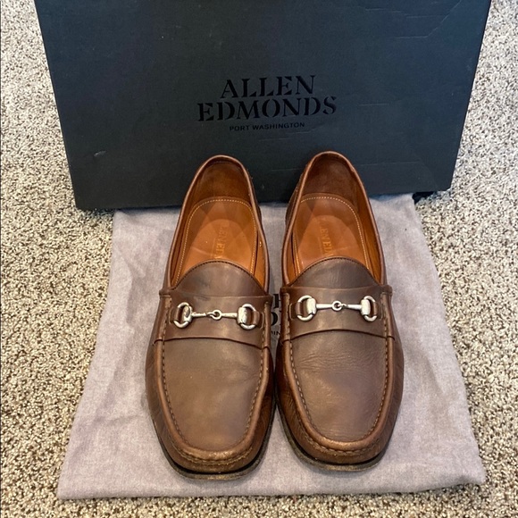 Allen Edmonds Brown Leather Loafers for Men main image 9